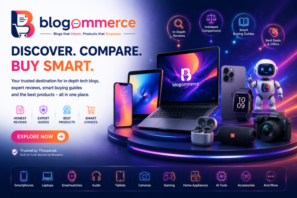 Blogommerce helps you find the best products with honest reviews, detailed comparisons, technology trends, and expert buying guides for smarter shopping.