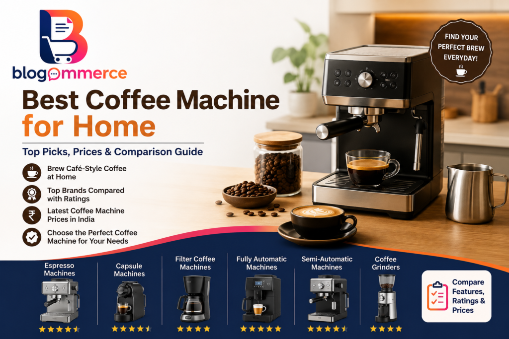 Best coffee machine for home with espresso, filter, capsule and automatic coffee machine options